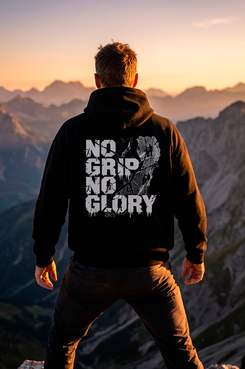 No Grip, No Glory. Sport Hoodie