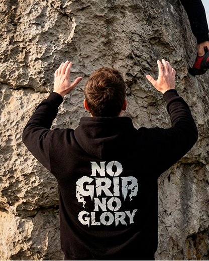 No Grip, No Glory. Boulder Hoodie